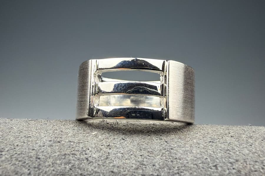 Massiver Silberring